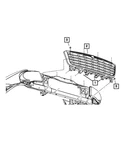 Genuine Mopar Radiator Grille 55078016AE. Fixed Price $754.47.
