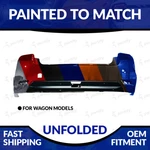 New Painted To Match 2012-2016 Subaru Impreza Non-wrx Wagon Unfolded Rear Bumper. Fixed Price $213.99.