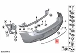 Genuine Bmw F22 F23 218D 218I 220DX Trim Strip Bumper Rear 51127314357. Fixed Price $62.40.