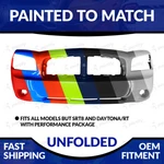 New Painted To Match 2006-2010 Dodge Charger Unfolded Front Bumper. Fixed Price $166.99.