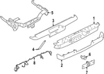 Genuine Nissan Bumper Face Bar Bracket 85050-9FV0A. Fixed Price $46.56.