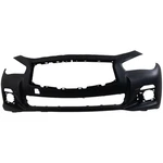 Bumper Cover Front For 2014-2017 Infiniti Q50 Except Sport Model Primed Capa. Fixed Price $314.25.