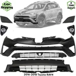Front Bumper Cover Fascia & Lower Grille Kit For 2016-2018 Toyota RAV4. Fixed Price $288.10.