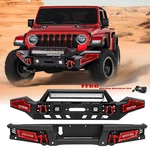 Aaiwa Front & Rear Bumper W/ Led Lights Fit For 2020-2024 Jeep Gladiator Jt 001. Fixed Price $332.49.