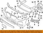 Bmw Oem 18-21 X3 Bumper Components-lower Trim Panel 51118092755. Fixed Price $161.03.