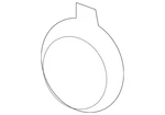 Genuine Mazda Tow Eye Cap KD45-50-A12-9U. Fixed Price $5.39.