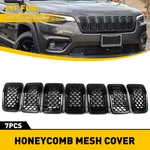 Fits 2019-2022 Jeep Cherokee Front Grille Trim Black Insert Hood Honeycomb Mesh. Fixed Price $46.54.