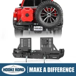 Hooke Road Black Rear Bumper W/tire Carrier & Jerry Can Holder Fit 16-23 Tacoma. Fixed Price $699.99.