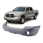 Primed Front Bumper Cover For 2005-2007 Dodge Dakota Pickup Truck W/ Fog. Fixed Price $129.47.