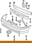 Gm Oem 98-02 Prizm Front Bumper-outer Bracket 94857153. Fixed Price $38.12.