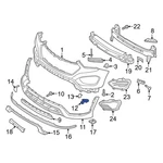 For Hyundai Santa Fe 2013-2016 86577B8000 Front Left Lower Bumper Guide. Fixed Price $16.52.