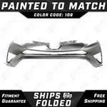New Painted *1D6 Silver* Front Upper Bumper Cover For 2016 2017 2018 Toyota RAV4. Fixed Price $450.99.