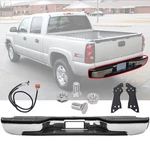 Chrome Rear Bumper For 1999-2007 Chevy Silverado Gmc Sierra 1500. Fixed Price $116.76.