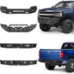 Fit 2016 2017 2018 Chevy Silverado 1500 Steel Front Or Rear Back Bumper W/ Light. Fixed Price $449.33.