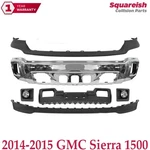 Front Bumper Chrome Steel & Fog Light Assembly Kit For 2014-2015 Gmc Sierra 1500. Fixed Price $718.00.