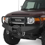 For Toyota Fj Cruiser 07-14 Bumper Full Width Black Powder Coated Front Winch Hd. Fixed Price $1736.90.