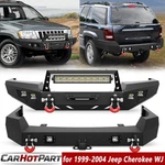 Longsun Front Rear Bumper For Jeep Grand Cherokee Wj 1999-2004 W/ Led Lights. Fixed Price $366.00.