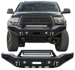 Vijay For 2007-2013 Tundranew Black Texture Front Bumper W/d-rings&led Lights. Fixed Price $729.99.