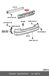 Genuine Oe Absorber, Rear Bumper Energy, 5261547010 For Toyota 52615-47010. Fixed Price $66.48.