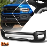 For 19-24 Ram 2500 3500 Steel Front Bumper Face Bar W/ Fog Lights Holes Black. Fixed Price $301.66.