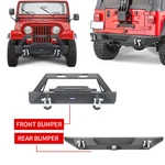 Hooke Road Steel Front + Rear Bumper W/ D-ring For Jeep Wrangler Cj 1976-1986. Fixed Price $339.53.