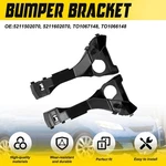 Left & Right Bumper Bracket For Toyota Matrix Xrs 2003 2004-2006 Front TO1066148. Fixed Price $14.24.