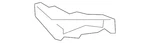 Genuine Mazda Fog Light Trim Bracket KB8A-50-C22. Fixed Price $20.30.