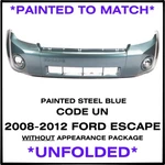 2008-2012 Escape Front Bumper Oem Painted Steel Blue Unfolded 8L8Z17D957CPTM. Fixed Price $399.35.
