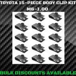 2001+ Toyota Highlander Hood Fender Door Bumper Nuts Body Bolt Clips M6-1.00. Fixed Price $14.36.