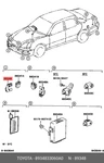Oe Retainer, Ultrasonic Sensor, NO.2, 8934833060A0 For Toyota 89348-33060-A0. Fixed Price $5.36.