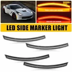 For 14-19 Chevy Corvette C7 Full Led Set Assembly Side Marker Lights Yellow+red. Fixed Price $37.99.