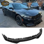 Fits 15-23 Charger Ikon V3 Style Front Bumper Lip Splitter Gloss Black Abs 3PCS. Fixed Price $126.99.