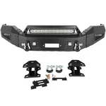For 2016-2018 Gmc Sierra 1500 Steel Front Bumper Complete W/ Light Bar D-ring. Fixed Price $592.47.