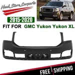 New Primered Front Bumper Cover Fascia For 2015-2020 Gmc Yukon W/ Park Assist. Fixed Price $192.99.