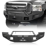 Fit 2005-2007 Ford F250 F-350 Full Width Front Bumper W/ Winch Plate & Led Light. Fixed Price $559.26.