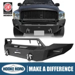 Hooke Road Steel Front Bumper W/winch Plate For Dodge Ram 1500 2006 2007 2008. Fixed Price $558.09.