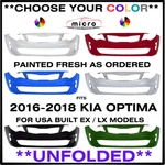 New Front Bumper For 2016-2018 Optima Ex/lx Painted Choose Your Color KI1000182. Fixed Price $447.19.