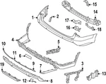 Genuine Hyundai Impact Bar 86631-S8CB0. Fixed Price $407.43.