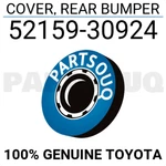 5215930924 Genuine Toyota Cover, Rear Bumper 52159-30924. Fixed Price $611.39.