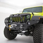 Full Width Rock Crawler Front Bumper+winch Plate Fit 07-18 Jeep Jk Wrangler. Fixed Price $489.91.