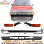 New Front Bumper Chrome Steel Kit & Signal Lights For 1989-1995 Toyota Pickup. Fixed Price $342.00.