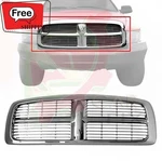New Front Grille Chrome For 2002-2005 Dodge Ram 1500 2500 3500 CH1200261. Fixed Price $145.75.