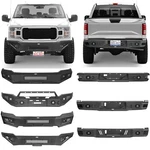 Front Rear Back Bumper Textured Steel W/ Light Fit 2018 2019 2020 Ford F-150. Fixed Price $419.47.