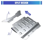Steel Front Skid Plate Under Engine Guard Cover For Tesla Cybertruck 2024-2026. Fixed Price $279.99.