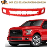 Pq Race Red Steel Front Bumper Face Bar 2015 2016 2017 Ford F-150 F150 W/fog. Fixed Price $325.99.