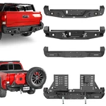 Fit 2016-2023 Toyota Tacoma Steel Rear Back Bumper W/ Spare Tire Carrier & Light. Fixed Price $349.39.