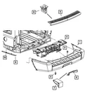 Genuine Mopar Bumper Bracket Left 55157467AB. Fixed Price $68.36.