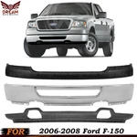 Front Bumper Face Bar Chrome Steel & Lower Valance Kit 2006-2008 Ford F-150. Fixed Price $547.00.