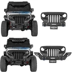 Hooke Road Max Front Bumper + Grille W/ Winch Plate For 07-18 Jeep Wrangler Jk. Fixed Price $629.46.