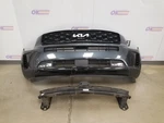 2022 Kia Telluride Sx Front Bumper Gray With Grilles, Fog Lamps, And Radars. Fixed Price $2018.75.